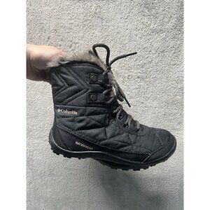 Columbia Women's 6 M Minx Shorty III 'Black Pebble' BL5961-010 Quilted Fur Lined